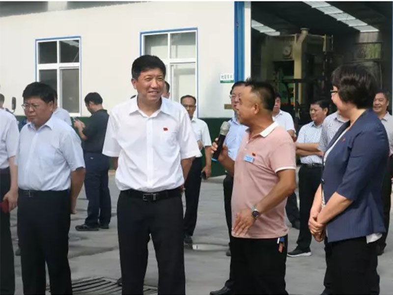 糧食倉儲設備企業落戶大衛輝，領導參觀篇